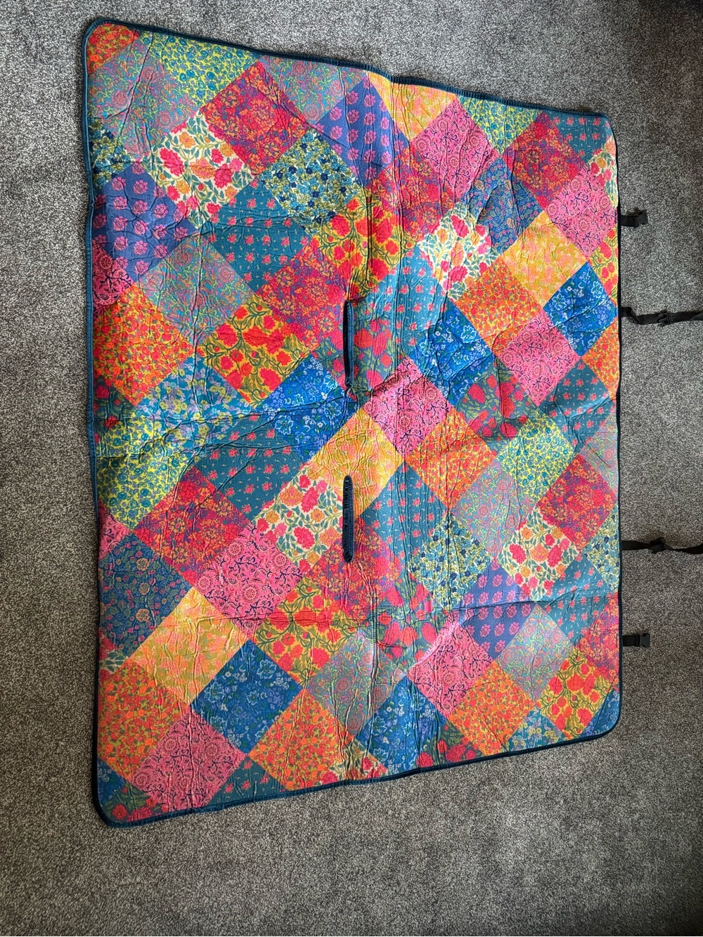 Jeep Patchwork Floral Seat Liner in Bright Multicolor - Picture 3 of 5